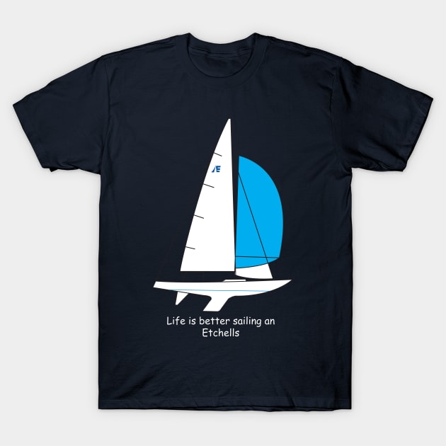 International Etchells Class Sailboat T-Shirt by CHBB